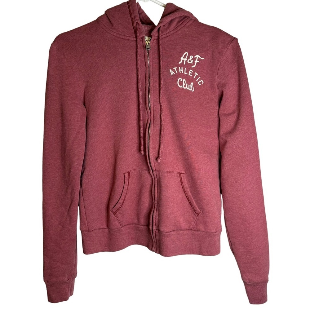 Abercrombie & Fitch A&F Athletic Club zip up hoodie‎ sweatshirt size small